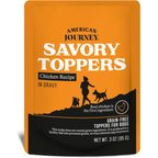 American Journey Savory Toppers Chicken Recipe in Gravy Grain-Free Dog Food Topper, 3-oz pouches, case of 24
