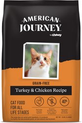 American Journey Turkey & Chicken Recipe Grain-Free Dry Cat Food, 12-lb bag