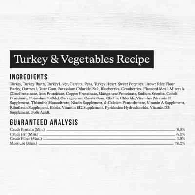 Show full view: American Journey Premium Loaf Turkey & Vegetables Recipe Canned Dog Food, 12.5-oz can, case of 12 slide 10 of 12