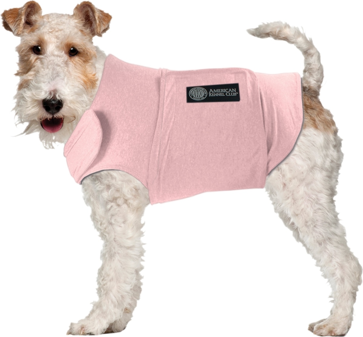 AMERICAN KENNEL CLUB AKC Anxiety Vest for Dogs, Pink, X-Small
