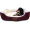 Show in main carousel: American Kennel Club AKC Burlap Bolster Cat & Dog Bed, Burg slide 2 of 3