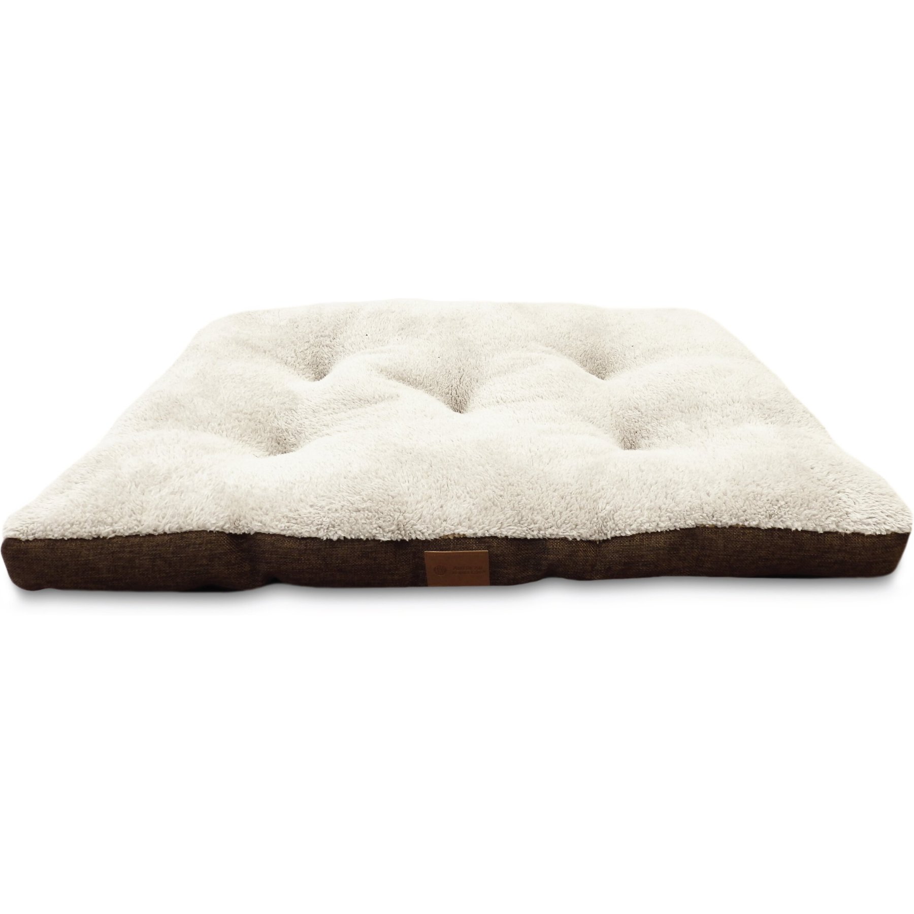 American Kennel Club AKC Burlap Dog Crate Mat, Brown, 24 x 17-in