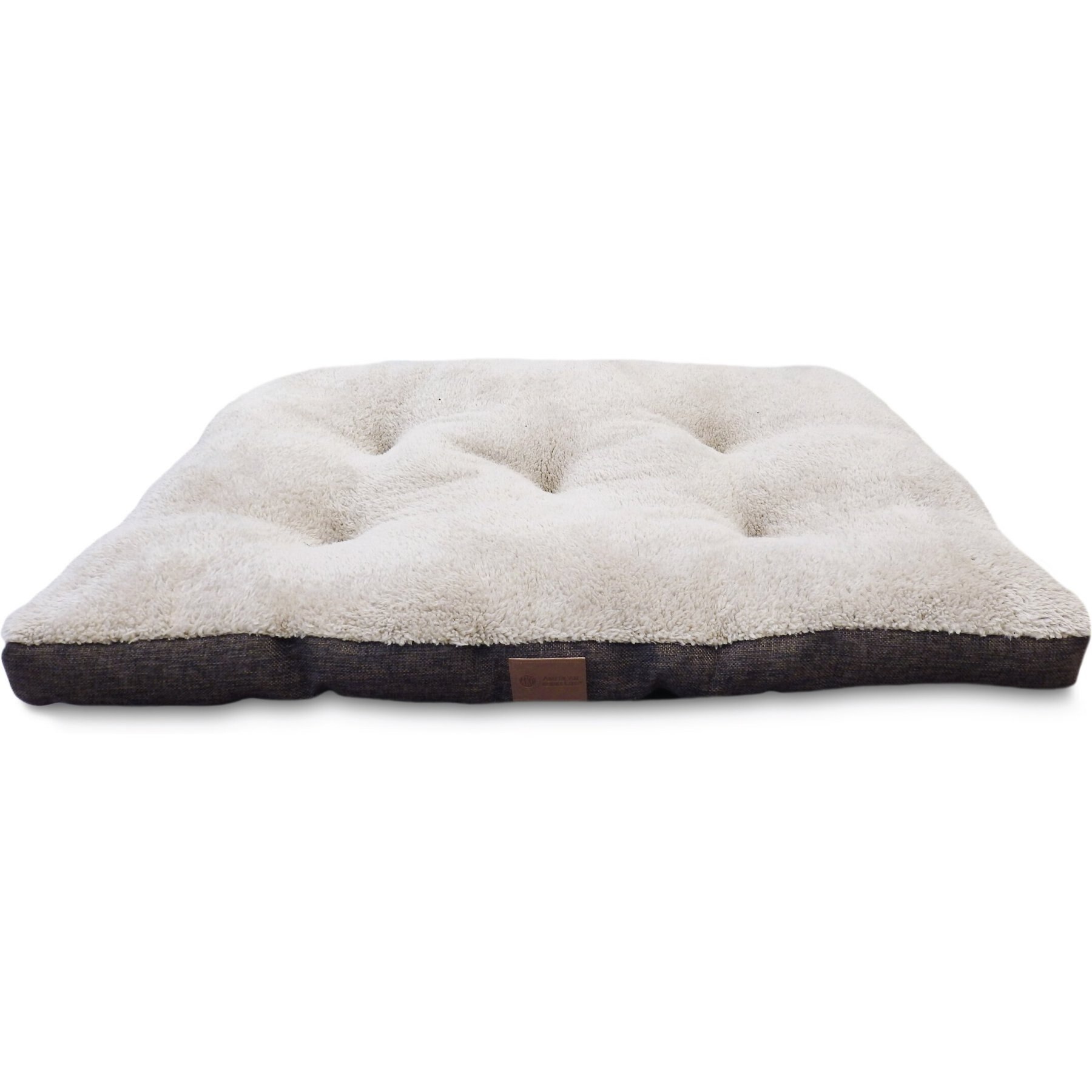 American Kennel Club AKC Burlap Dog Crate Mat, Gray, 24 x 17-in