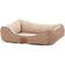 Show in main carousel: American Kennel Club AKC Circle Stitch Orthopedic Bolster Cat & Dog Bed, Taupe slide 3 of 8