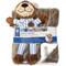 Show in main carousel: American Kennel Club AKC Dog Blanket & Plush Bear Set, Brown slide 1 of 5