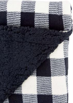 Show full view: American Kennel Club AKC Dog & Cat Blanket, Black Buffalo Check slide 5 of 5