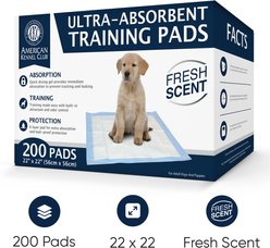 American Kennel Club Dog Training Pads, 22 x 22-in, 200 count, Fresh Scented slide 2 of 9