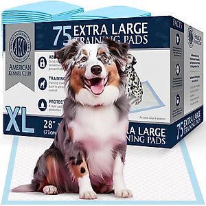 American Kennel Club AKC Dog Training Pads, 28 x 34-in, 75 count, Fresh Scented