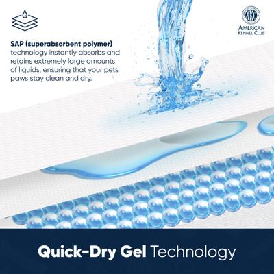 Show full view: American Kennel Club AKC Dog Training Pads, 28 x 44-in, 50 count, Fresh Scented slide 5 of 9