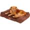 Show in main carousel: American Kennel Club AKC Extra Large Memory Foam Pillow Dog Bed with Removable Cover, Brown slide 4 of 6