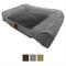 Show in main carousel: American Kennel Club AKC Extra Large Memory Foam Pillow Dog Bed with Removable Cover, Gray slide 3 of 6