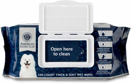 Show full view: American Kennel Club AKC Lavender Scent Dog Wipes, 100 count slide 6 of 7