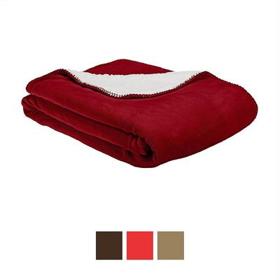 Show full view: American Kennel Club AKC Micro Sherpa Dog & Cat Blanket, Red slide 4 of 10