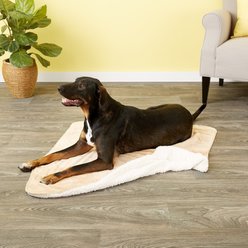 American Kennel Club AKC Micro Sherpa Dog & Cat Blanket, Tan
