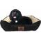 Show in main carousel: American Kennel Club AKC Self-Heating Bolster Cat & Dog Bed, Black, 22-in slide 3 of 4
