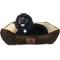 Show in main carousel: American Kennel Club AKC Self-Heating Bolster Cat & Dog Bed, Brown, 22-in slide 3 of 4