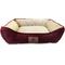 Show in main carousel: American Kennel Club AKC Self-Heating Bolster Cat & Dog Bed, Burgundy, 25-in slide 1 of 3