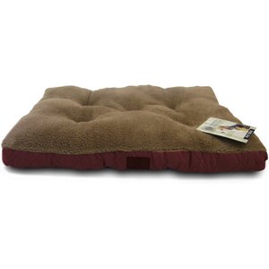 American Kennel Club AKC Tufted Quilted Dog Mat, Burgundy, 36 x 23-in