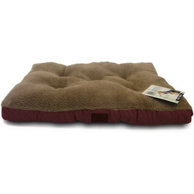 American Kennel Club American Kennel Club AKC Tufted Quilted Dog Mat, Burgundy, 36 x 23-in