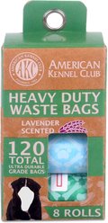 American Kennel Club Paw Pattern Dog Waste Bag, 120 count, Lavender Scent slide 2 of 3