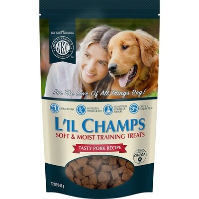 American Kennel Club Treats American Kennel Club Treats AKC Lil Champs Tasty Pork Recipe Dog Treats, 12-oz bag