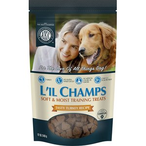 American Kennel Club Treats AKC Lil Champs Tasty Turkey Recipe Dog Treats, 12-oz bag