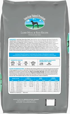 Show full view: American Natural Premium Chicken-Free Lamb & Rice Dry Dog Food, 30-lb bag slide 3 of 8
