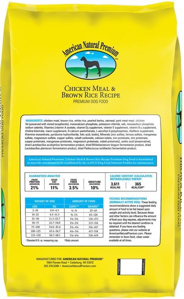 By Nature Pet Foods Chicken Meal & Turkey Meal with Brown Rice Recipe Dry Dog Food, 44-lb bag