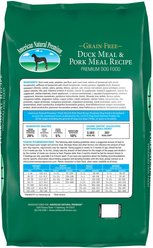 American Natural Premium Grain-Free Duck Meal & Pork Meal Recipe Dry Dog Food, 26-lb bag slide 2 of 4