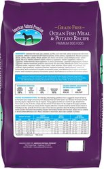 American Natural Premium Grain-Free Ocean Fish Meal & Potato Recipe Dry Dog Food, 26-lb bag slide 2 of 5