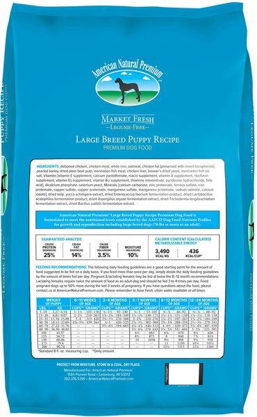 American Natural Premium Large Breed Puppy Dry Dog Food