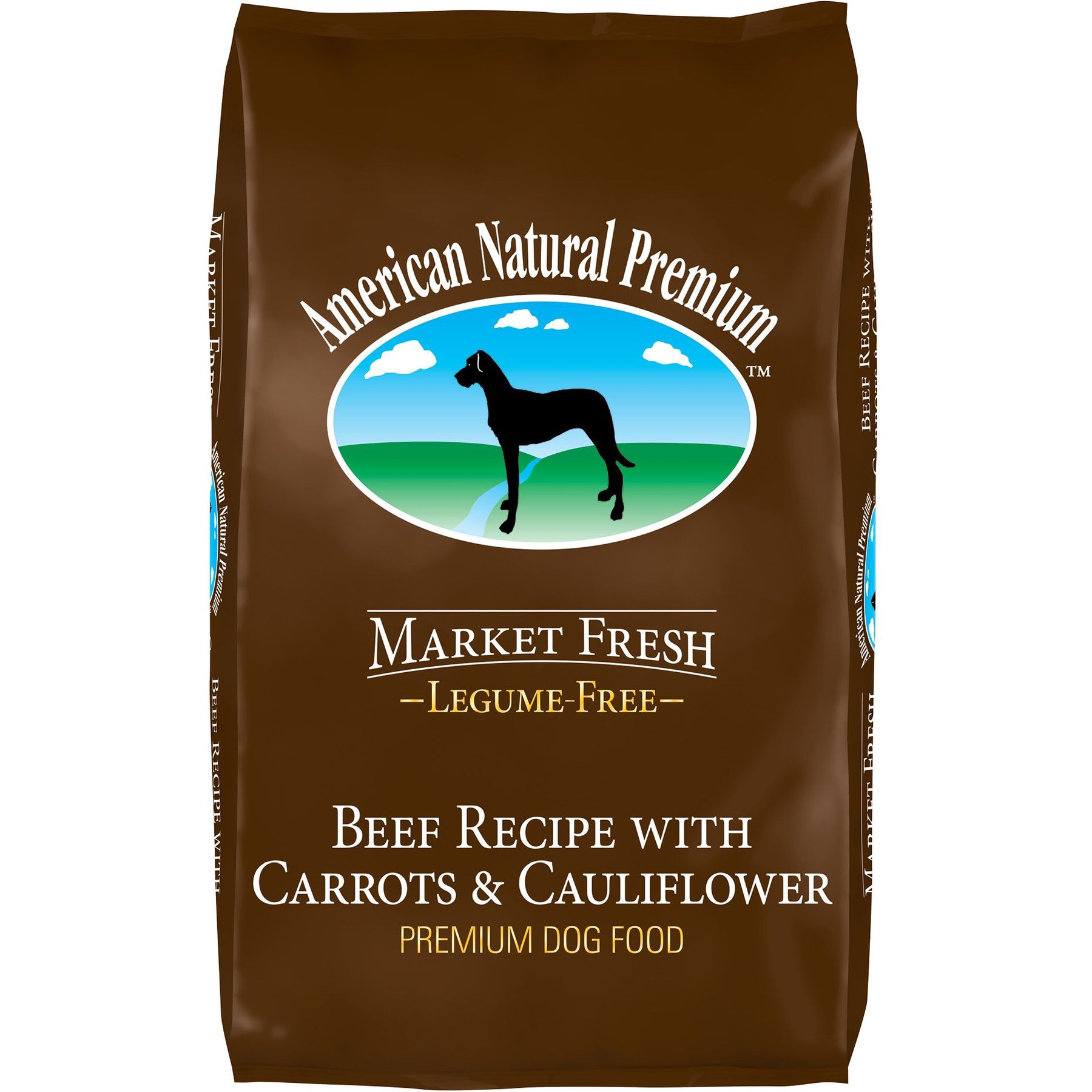 American Natural Premium Market Fresh Beef Recipe with Carrots & Cauliflower Dry Dog Food, 12-lb bag