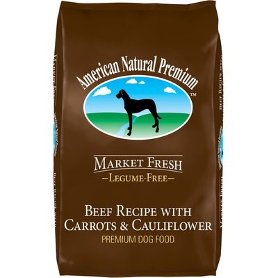 American Natural Premium American Natural Premium Market Fresh Beef Recipe with Carrots & Cauliflower Dry Dog Food, 30-lb bag
