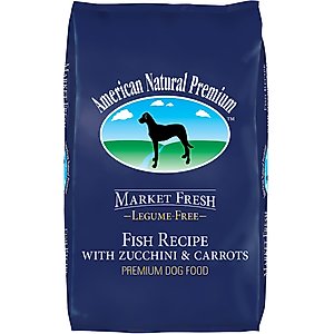 American Natural Premium Market Fresh Fish Recipe with Zucchini & Carrots Dry Dog Food, 12-lb bag