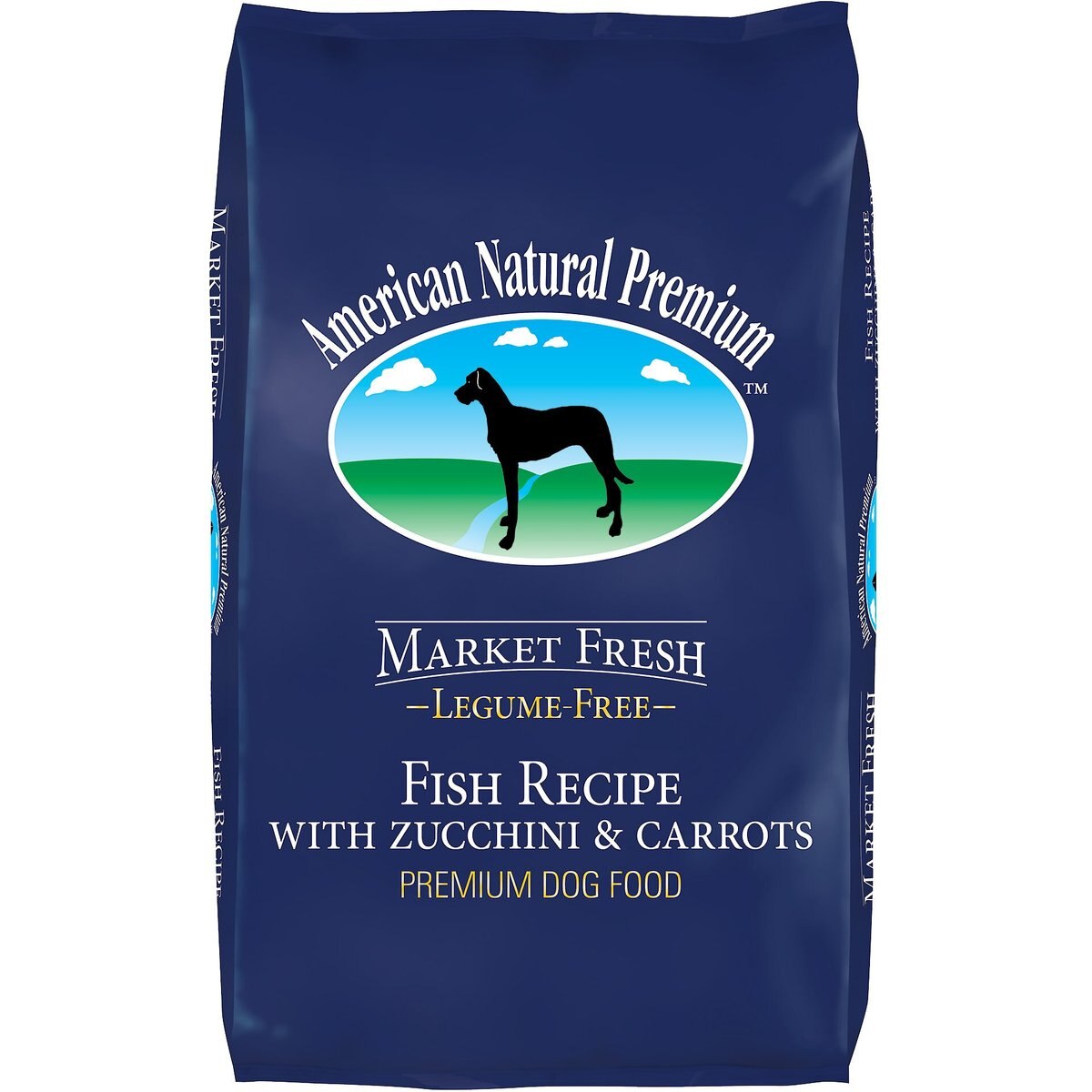 American Natural Premium Market Fresh Fish Recipe with Zucchini & Carrots Dry Dog Food, 30-lb bag