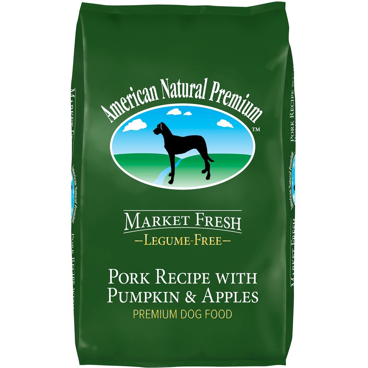 American Natural Premium Market Fresh Legume-Free Pork Recipe with Pumpkin & Apples Dry Dog Food, 30-lb bag