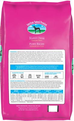 Show full view: American Natural Premium Puppy Dry Dog Food, 4-lb bag slide 3 of 11