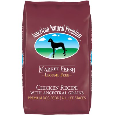 American Natural Premium American Natural Premium Triple Protein Recipe with Ancestral Grains Legume-Free Premium Dry Dog Food, 4-lb bag