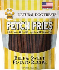 American Pet Food Fetch Fries Beef & Sweet Potato Dog Treats, 16-oz bag
