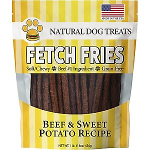 American Pet Food Fetch Fries Beef & Sweet Potato Dog Treats, 16-oz bag