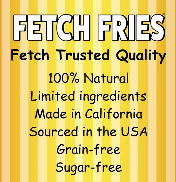 Show full view: American Pet Food Fetch Fries Beef & Sweet Potato Dog Treats, 16-oz bag slide 5 of 9
