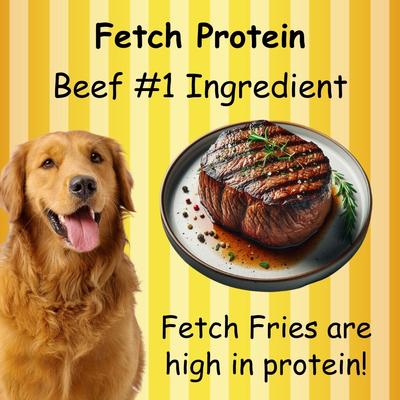 Show full view: American Pet Food Fetch Fries Beef & Sweet Potato Dog Treats, 5-oz bag slide 6 of 9