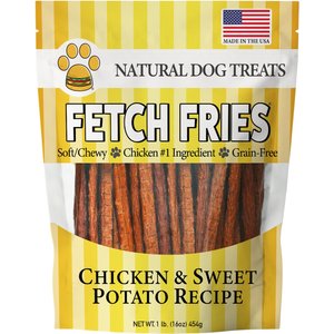 American Pet Food Fetch Fries Chicken & Sweet Potato Dog Treats, 16-oz bag