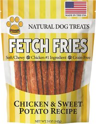 American Pet Food Fetch Fries Chicken & Sweet Potato Dog Treats, 5-oz bag