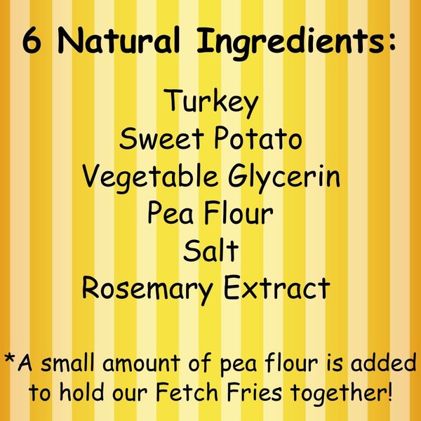 American Pet Food Fetch Fries Turkey & Sweet Potato Grain-Free Dog Treats, 5-oz bag