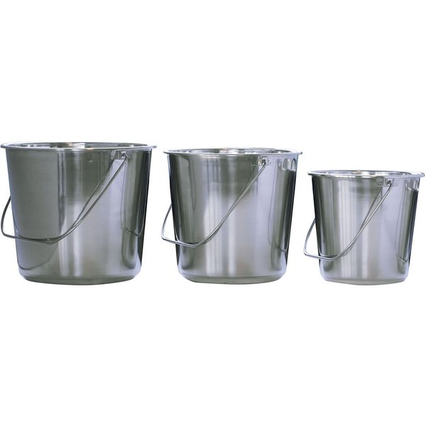 AmeriHome Assorted Stainless Steel Bucket Set