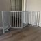 Show in main carousel: AmeriHome Freestanding 4-Panel Folding Wood Dog Gate, Gray slide 3 of 4