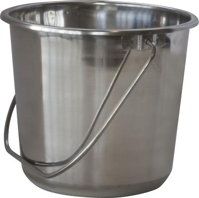 Show full view: AmeriHome Stainless Steel Bucket Set, 3 count, Small slide 2 of 5