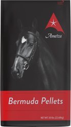 Ametza Bermuda Pellets All-Natural, Low Protein Farm Animal & Horse Forage, 50-lb bag