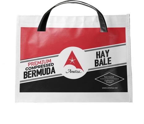 Show full view: Ametza Premium Compressed Bermuda Hay Bale Horse Forage, 50-lb bale slide 1 of 5